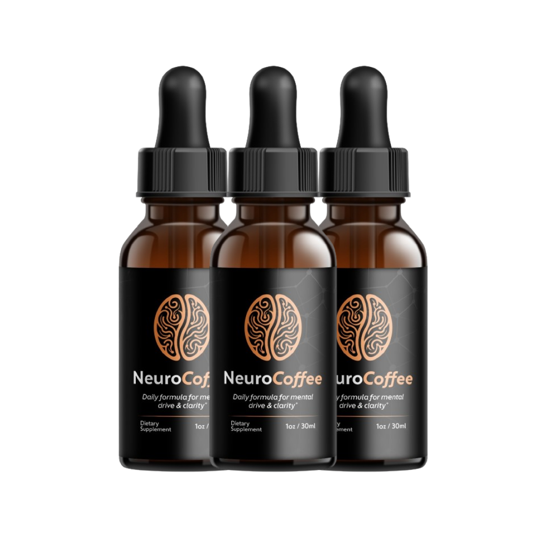 NeuroCoffee 3 bottle daily coffee bundle for ongoing mental clarity steady energy and focused productivity